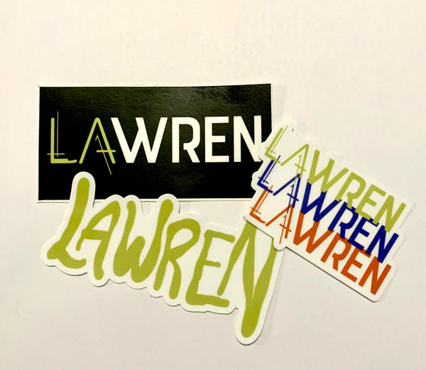 LA WREN sticker 3-pack