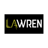 LA WREN logo sticker
